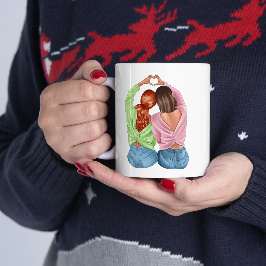 Best Friend Gift - Personalized Besties Coffee Mug