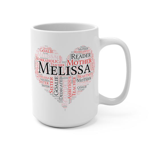 Custom Word Cloud Coffee Mug