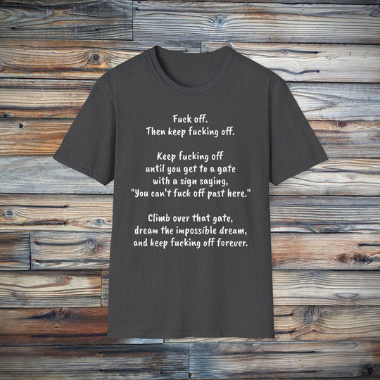Funny Fuck Off Unisex Softstyle T-Shirt