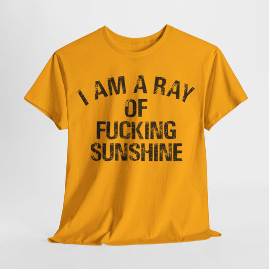 Funny Trendy Graphic T-Shirt - "I am a Ray of Fucking Sunshine"