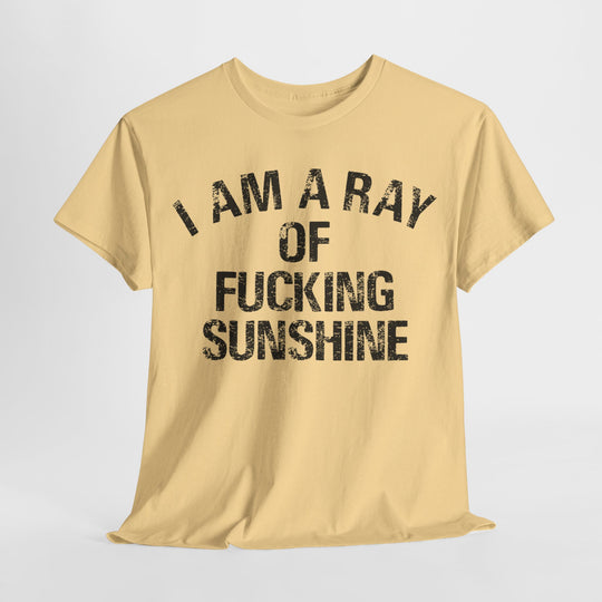 Funny Trendy Graphic T-Shirt - "I am a Ray of Fucking Sunshine"