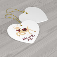 Customized Christmas 2023 Ornament - Personalized Ceramic Ornament