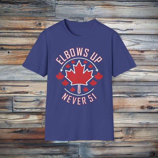 Elbows Up Never 51 Pro-Canada T-Shirt