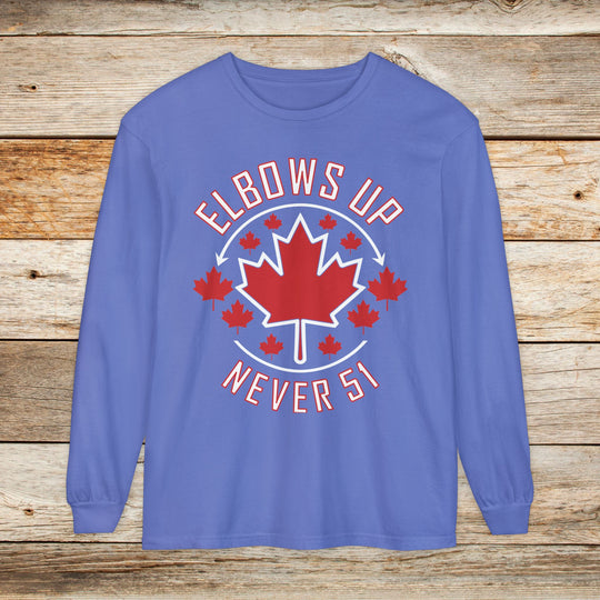 Canadian Elbows Up Long Sleeve T-Shirt