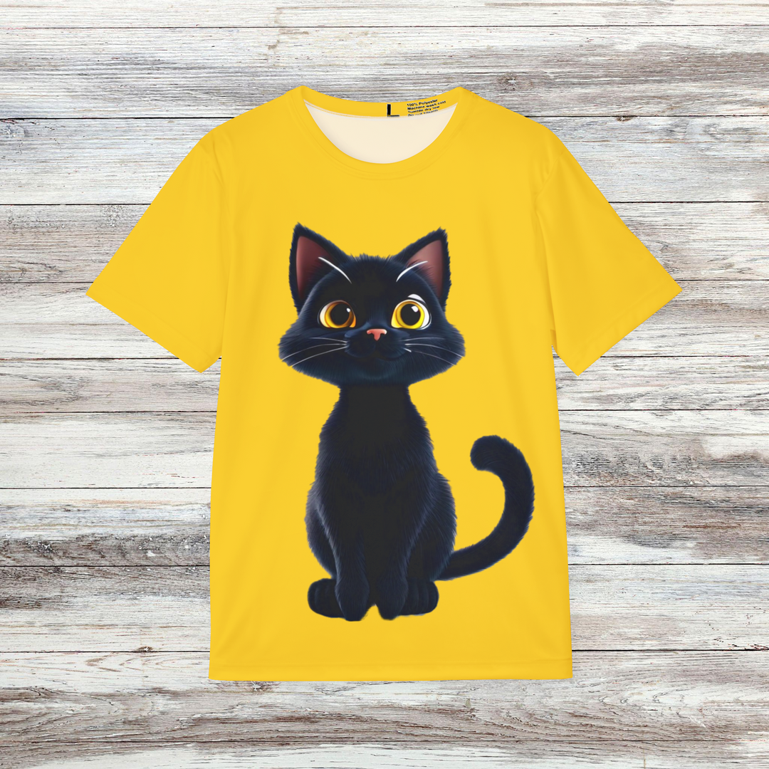 Cool Cat-Themed Sports Jersey, Athletic Tee, Funny Cat Shirt, Gift for Cat Lovers, Unique Sportswear, Casual Wear