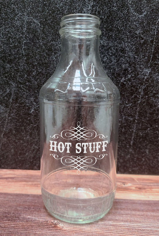 Custom Hot Sauce Bottle with Lid