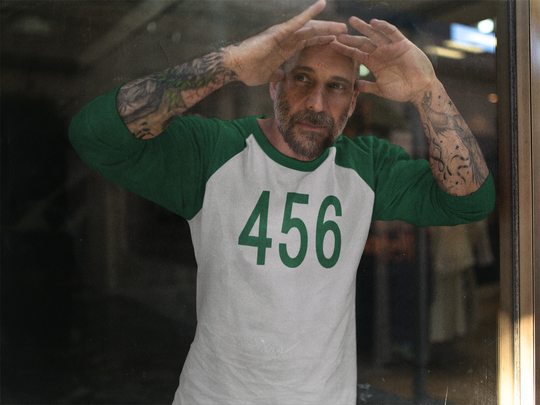 Vintage 456 Kelly Green 3/4 Sleeve Baseball Tee