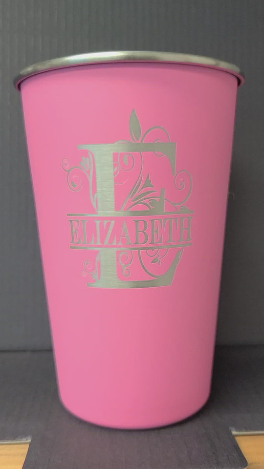 Custom Pint Glasses - Engraved Pint Glass for Groomsmen