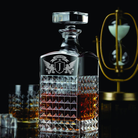 Decantador de whisky personalizado - 34 oz