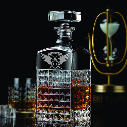 Decantador de whisky personalizado - 34 oz