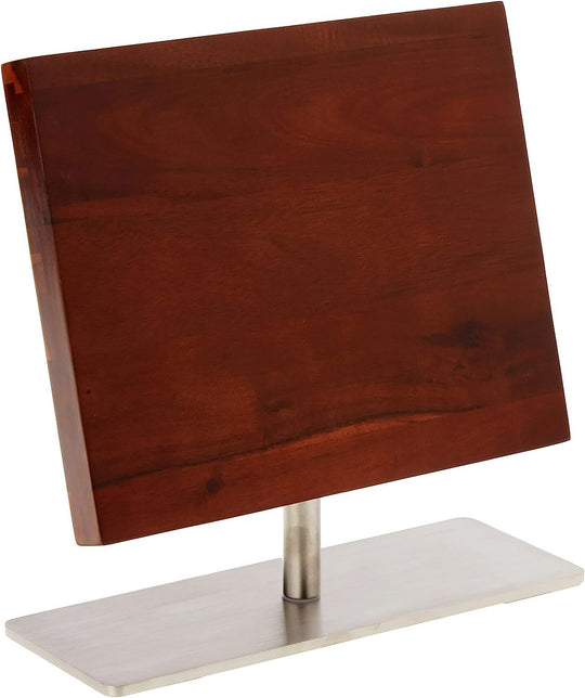 Bloc de couteaux en bois gravé sur mesure, Mercer Culinary Grand Acacia
