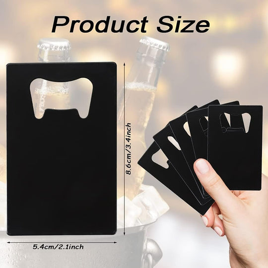 Happy Retirement - Black Stainless Steel Beer Bottle Opener