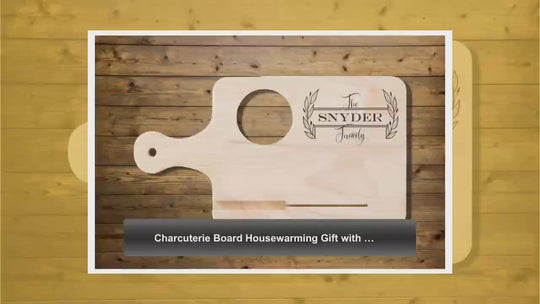 Charcuterie Board Housewarming Gift with Ramekin