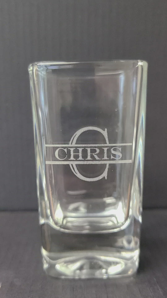 Custom Shot Glass - 2.75oz Tall Square Shot Glass
