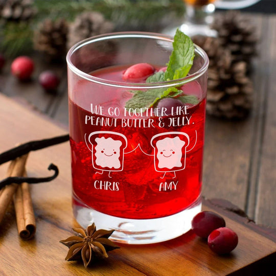 Best Friends 11oz Rocks Glass - We Go Together