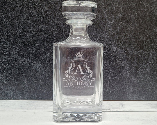 Birthday Gifts for Men - Whiskey Decanter Personalized