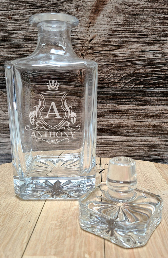 Birthday Gifts for Men - Whiskey Decanter Personalized
