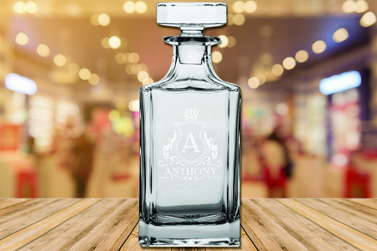Birthday Gifts for Men - Whiskey Decanter Personalized