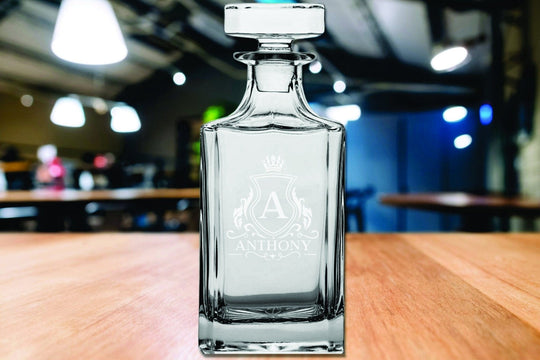 Birthday Gifts for Men - Whiskey Decanter Personalized