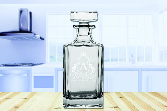 Birthday Gifts for Men - Whiskey Decanter Personalized