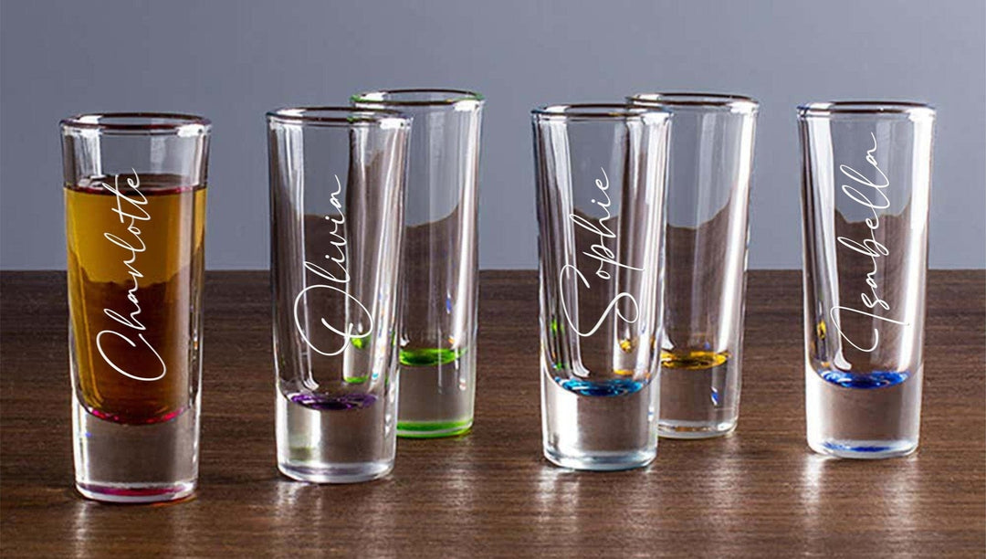 Bridesmaid Gifts - Personalized Shot Glass 2oz Shooter