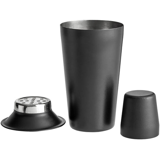Cobbler Cocktail Shaker Tin - 16oz or 28oz Matte Black Cobbler Cocktail Shaker Tin Laser Engraved with Name or Logo