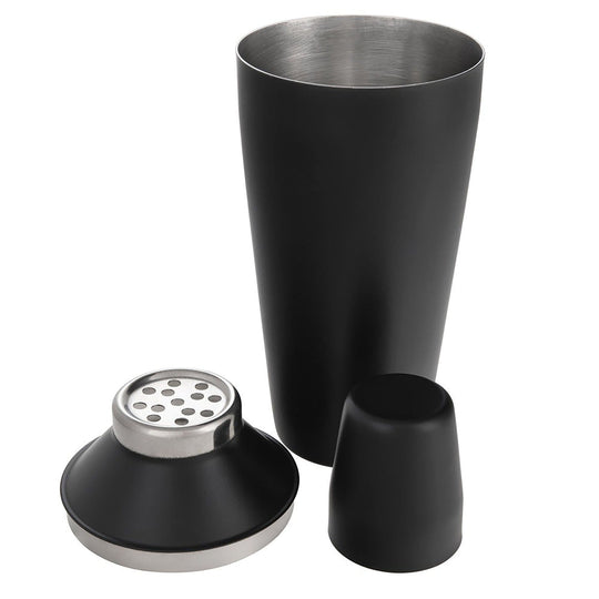 Cobbler Cocktail Shaker Tin - 16oz or 28oz Matte Black Cobbler Cocktail Shaker Tin Laser Engraved with Name or Logo