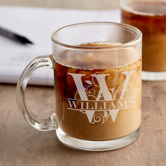 Custom Coffee Mug - Laser Engraved 12 oz Coffee Mug