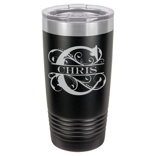 Custom Coffee Tumbler - 20oz Polar Camel Tumbler Flourish