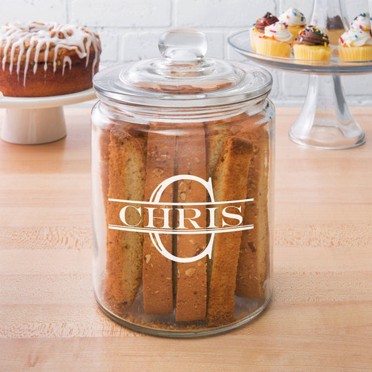 Custom Cookie Jar with Lid Plain