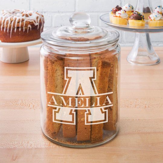 Custom Cookie Jar with Lid Varsity