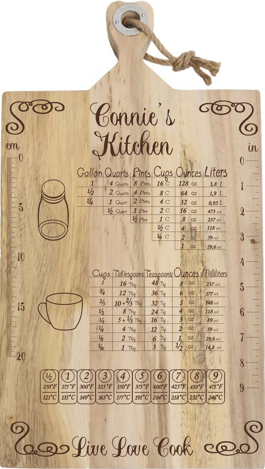 Custom Cutting Board - Kitchen Conversions Acacia Version 2 / Yes