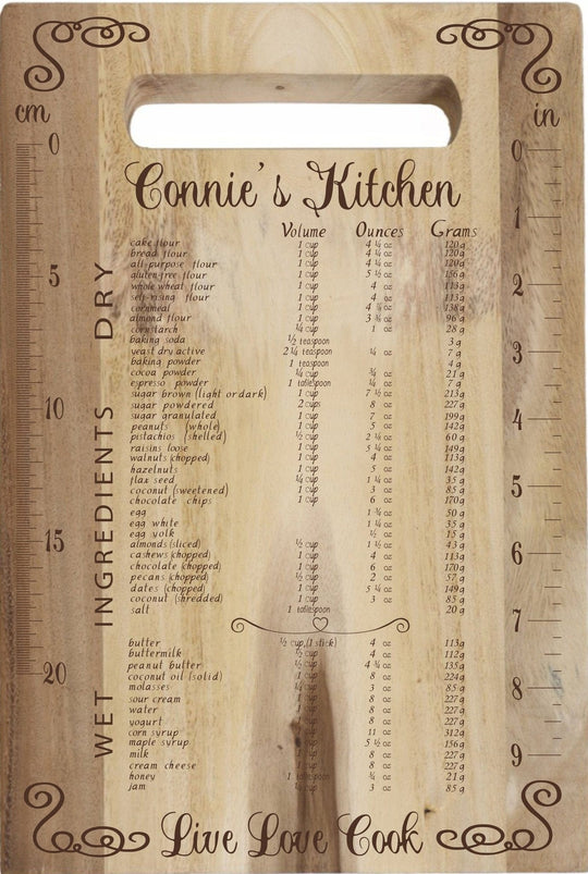 Custom Cutting Board - Kitchen Conversions Acacia Version 3 / Yes