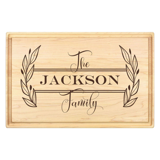 Custom Cutting Board - Maple Grooved Cutting Board