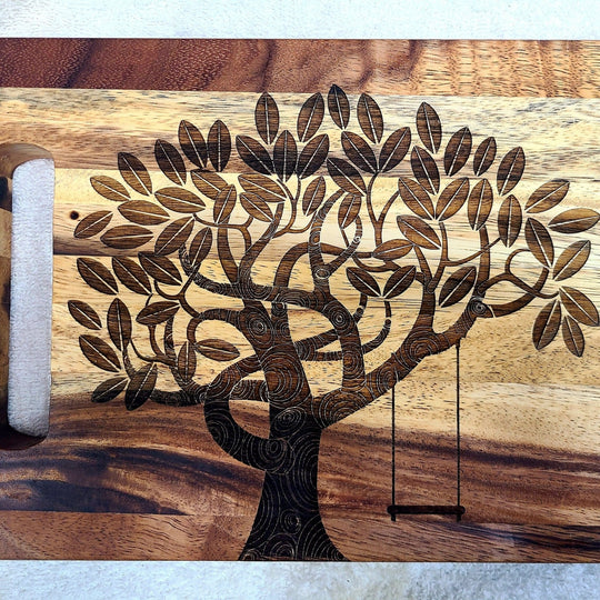 Custom Cutting Board - Tree of Life Acacia