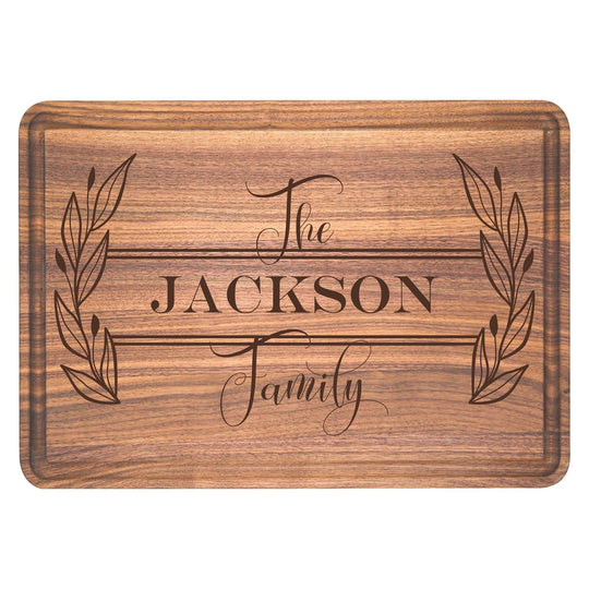 Custom Cutting Board - Walnut Grooved Cutting Board