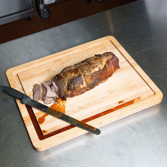 Custom Cutting Board with Juice Groove