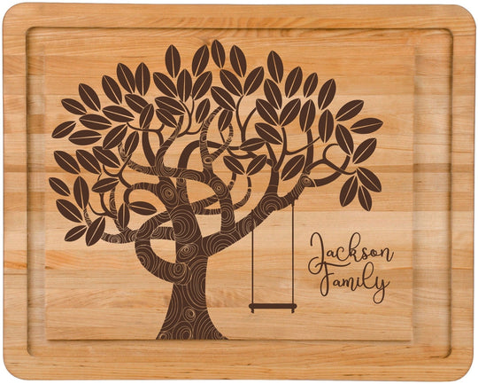Custom Cutting Board with Juice Groove No, Thank You