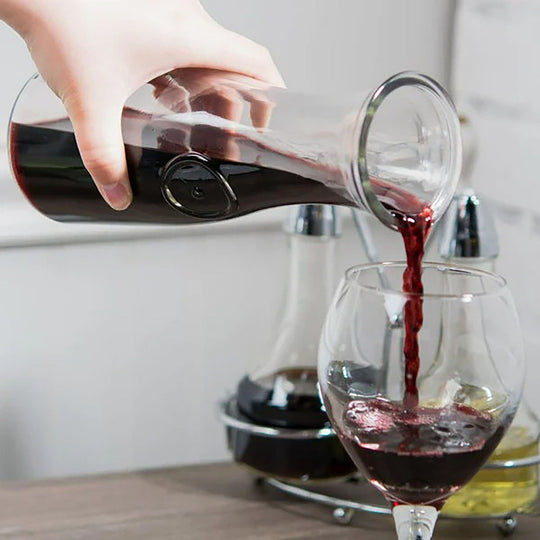 Custom Glass Carafe - Engraved 17 oz Wine Carafe