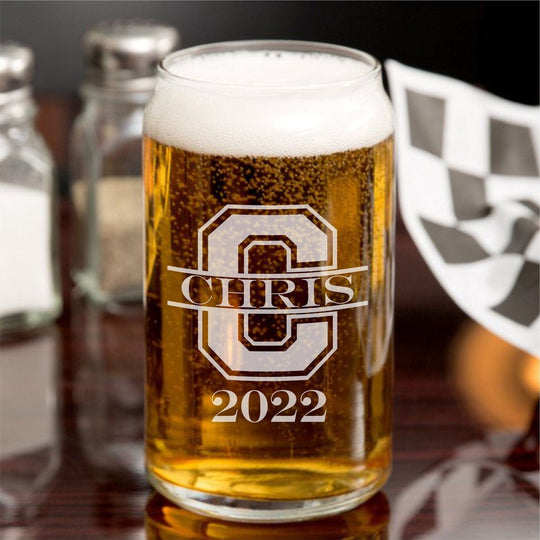Custom Graduation Gift Glassware