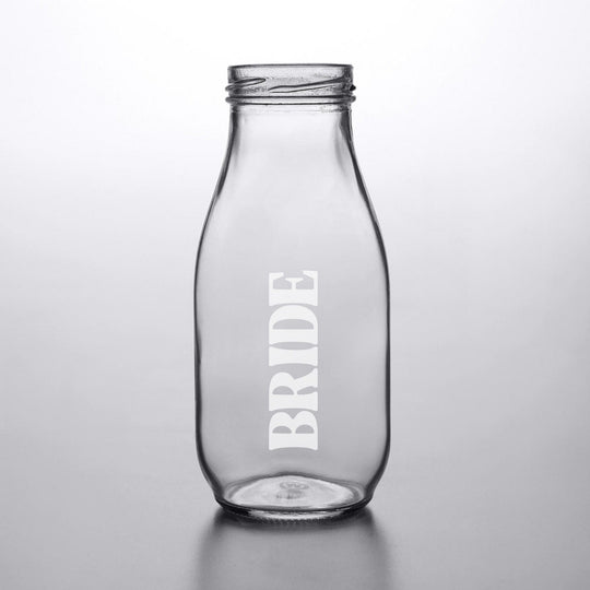Custom Milk Bottle - Engraved 10oz Milk Bottle