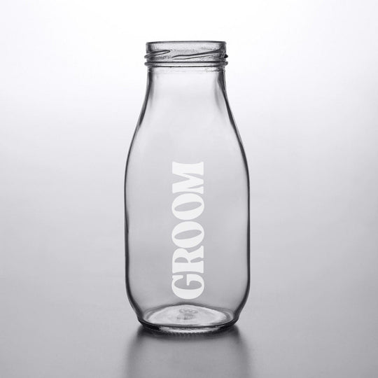 Custom Milk Bottle - Engraved 10oz Milk Bottle