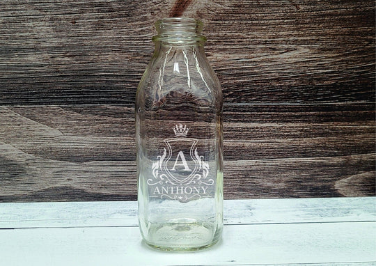Custom Milk Bottle - Engraved 33oz Milk Bottle