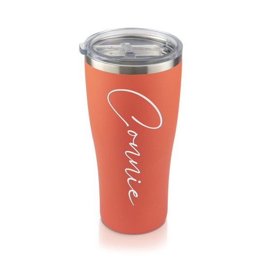 Custom Tumbler - Personalized 30oz Tumbler Coral