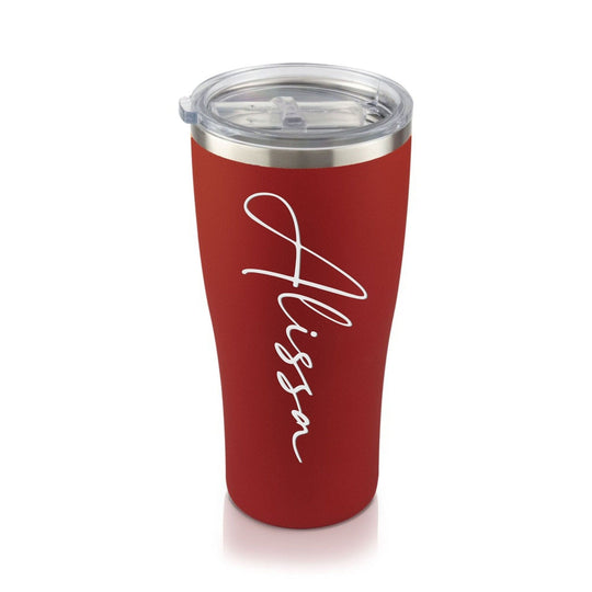 Custom Tumbler - Personalized 30oz Tumbler Red