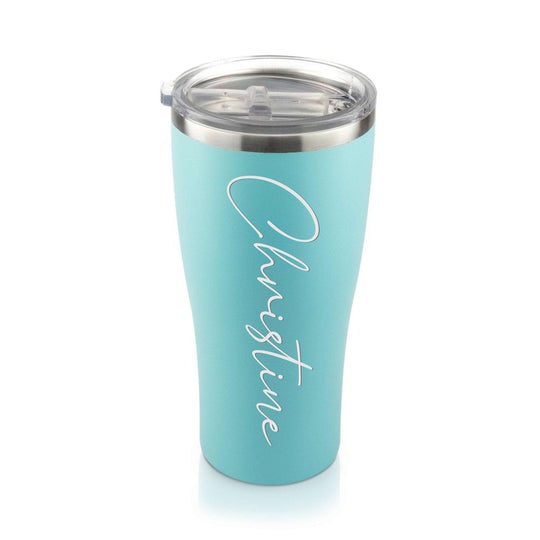 Custom Tumbler - Personalized 30oz Tumbler Seafoam