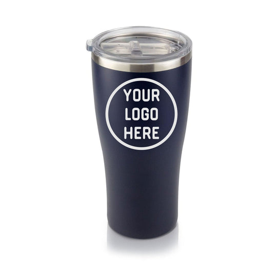 Custom Tumbler with your Logo - 30oz Tumbler Navy