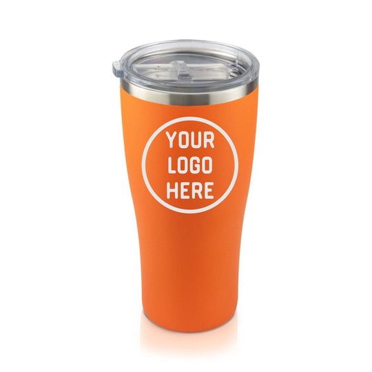 Custom Tumbler with your Logo - 30oz Tumbler Orange