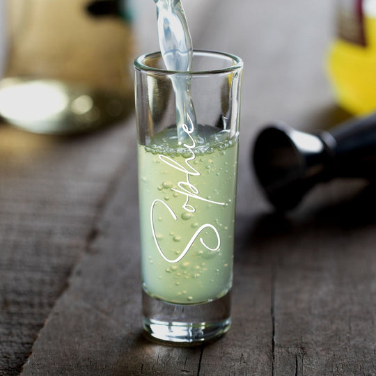 Custom Wedding Shot Glass - 1.5oz Shooter Glass