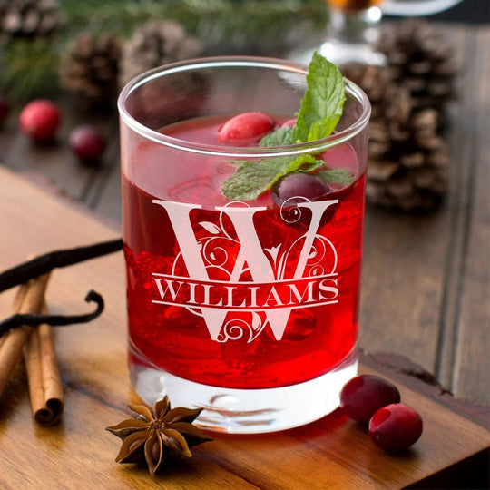 Custom Whiskey Glass - Personalized 11oz Rocks Glass